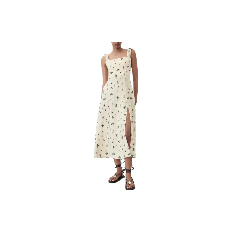 ZARA Slip Dresses Women's White-2