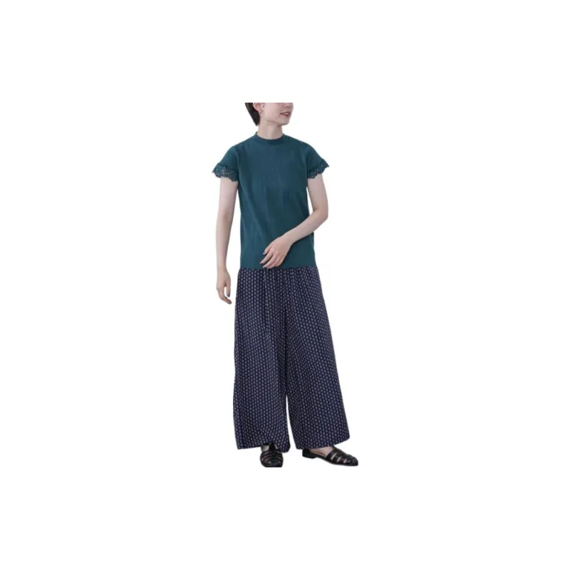 Beams T Shirts Women's Green-1