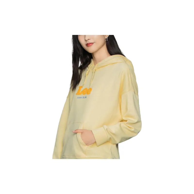 Lee Sweatshirt Women's Yellow Cream-4