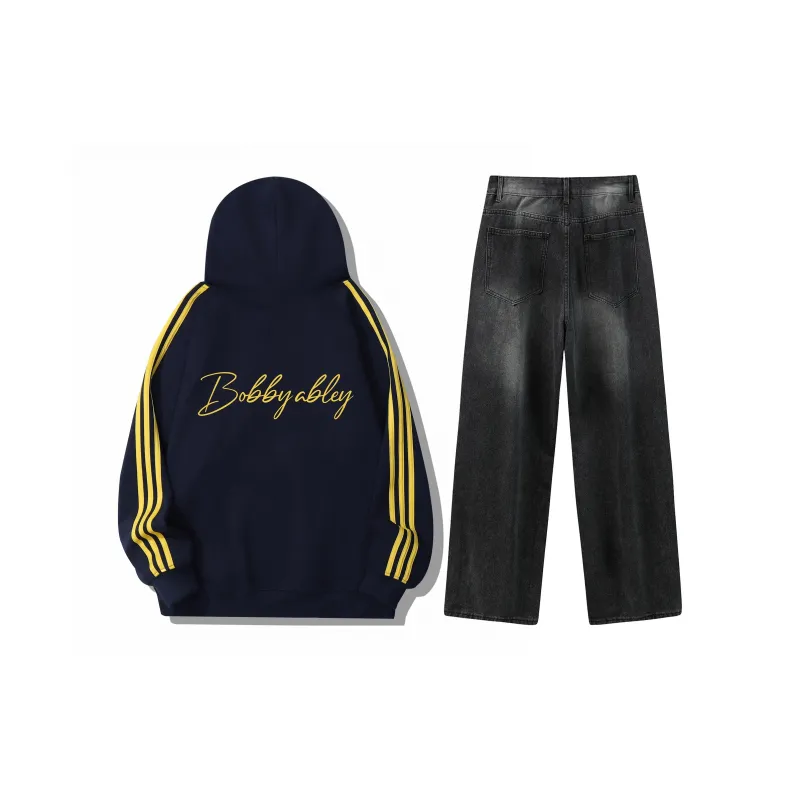 BOBBY ABLEY Sweatshirt Set Unisex Black-1