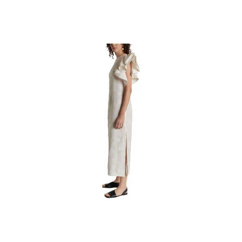 DESTREE Franz Ruffle detailing Dress-2