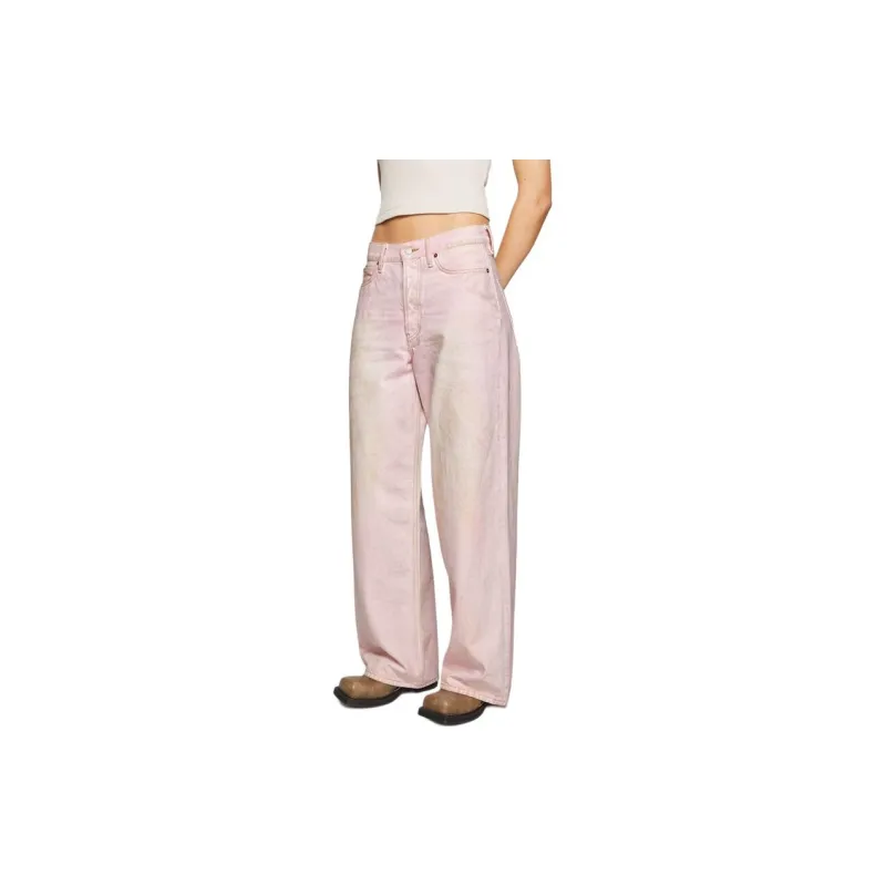 Acne Studios FW24 Jeans 1981F Women's Light Pink-1