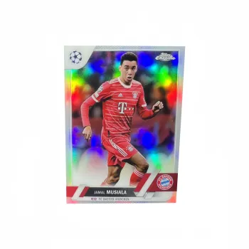 Topps Champions League CHROME Musiala Silver Foil Germany Bayern Soccer Star Card Card Passable Sports Cards 1 Pc