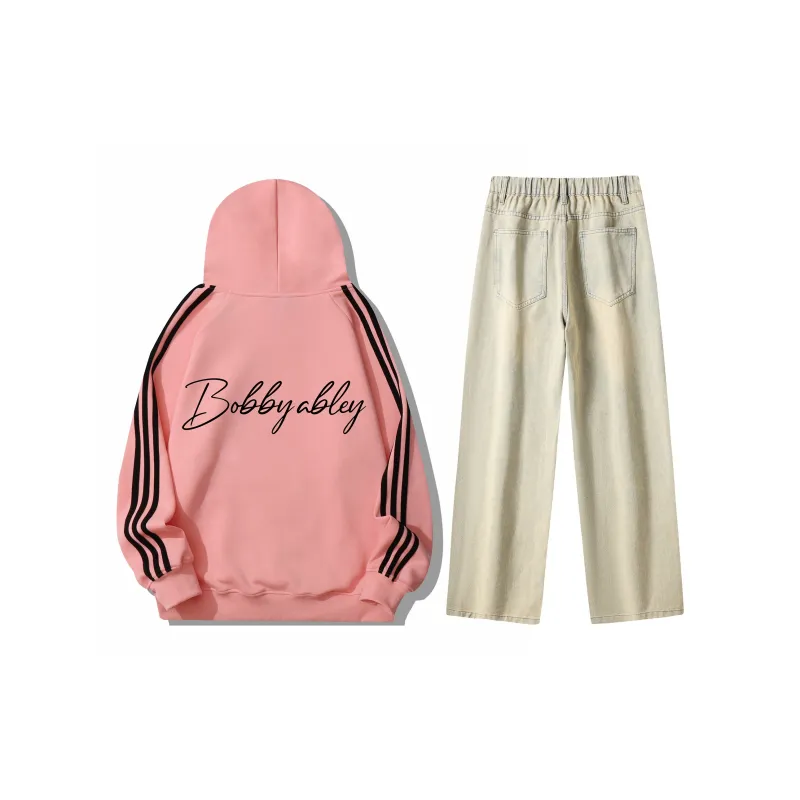 BOBBY ABLEY Sweatshirt Set Unisex Black-82