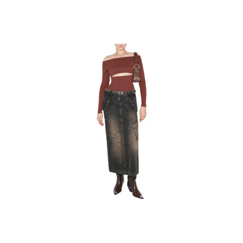 Misbhv T Shirts Women's Brown-1