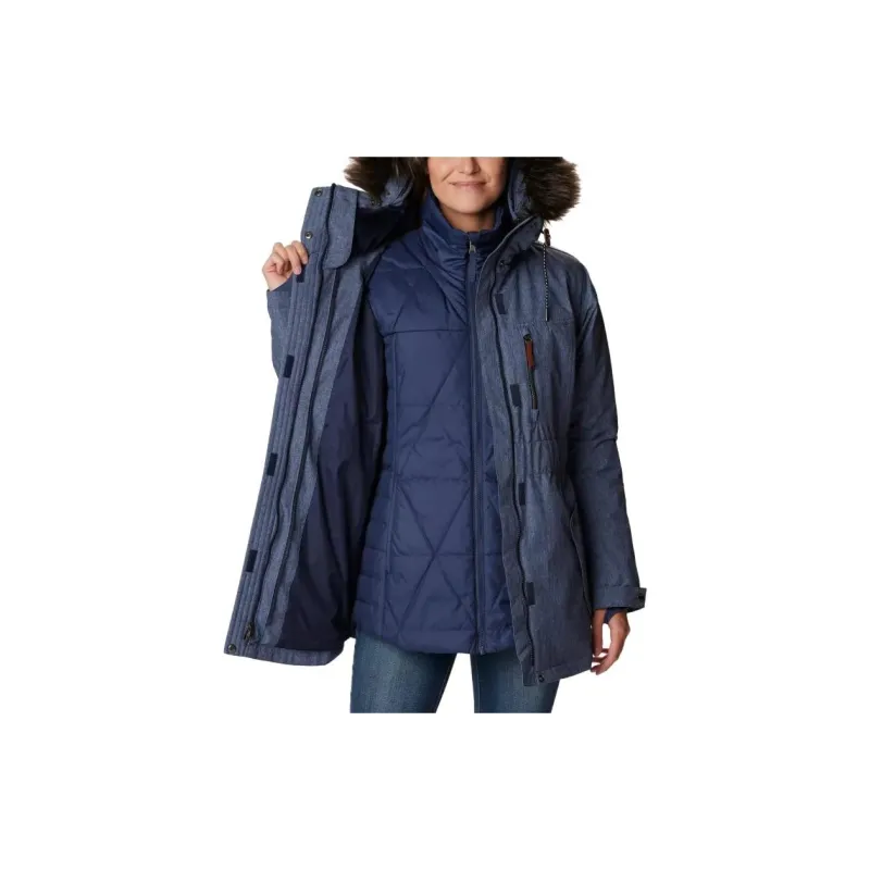 Columbia Payton Pass Windbreaker Jackets Women's Blue-5