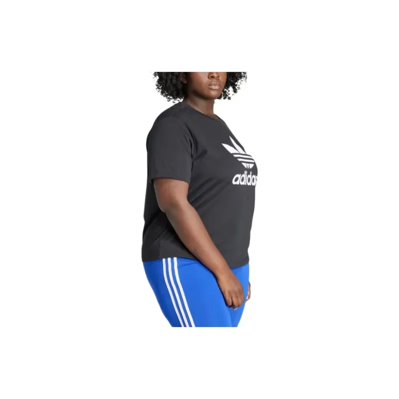 Adidas Originals Adicolor Trefoil Boxy Tee Plus Size-3