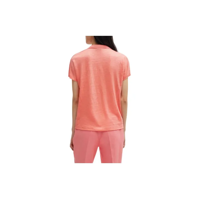 HUGO BOSS Polo Shirt Women's Red-3