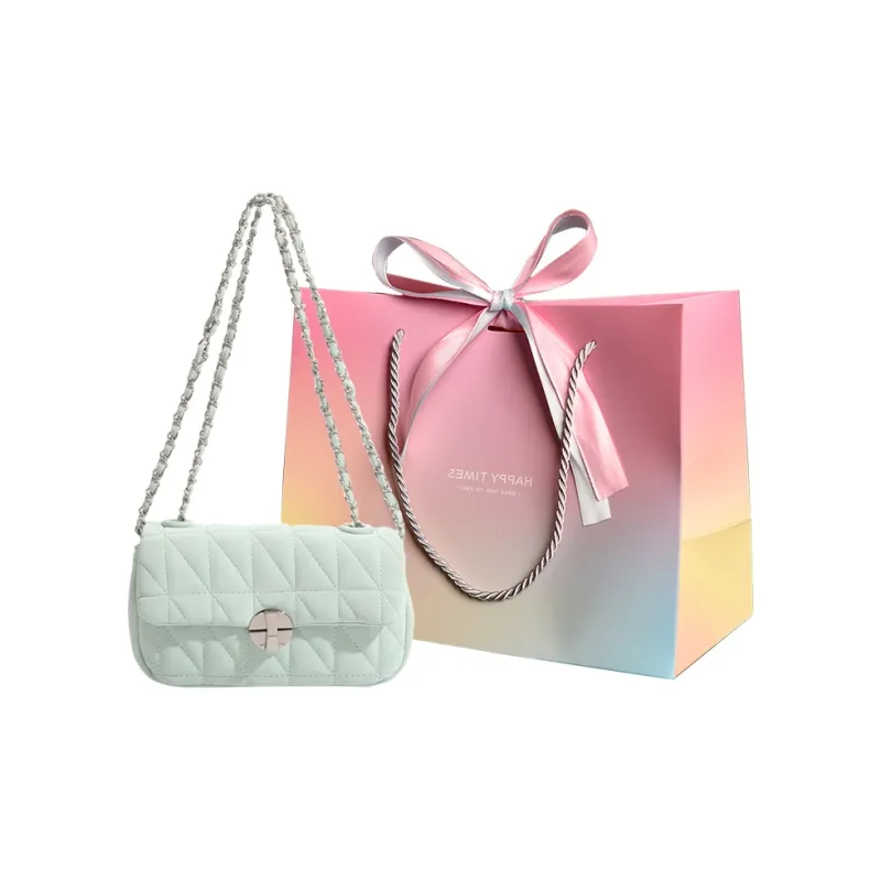 Aini Rabbit PU Shoulder Bag, Crossbody Bag Regular Women's Light Green/Pink/Silver/Black-0