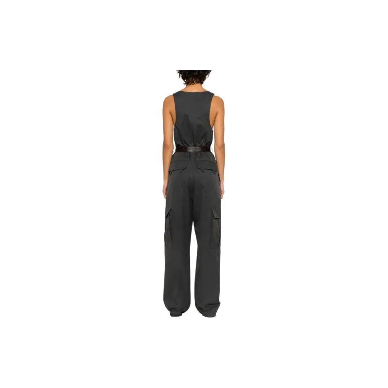 SAINT LAURENT Jumpsuit Women's Dark Gray-2