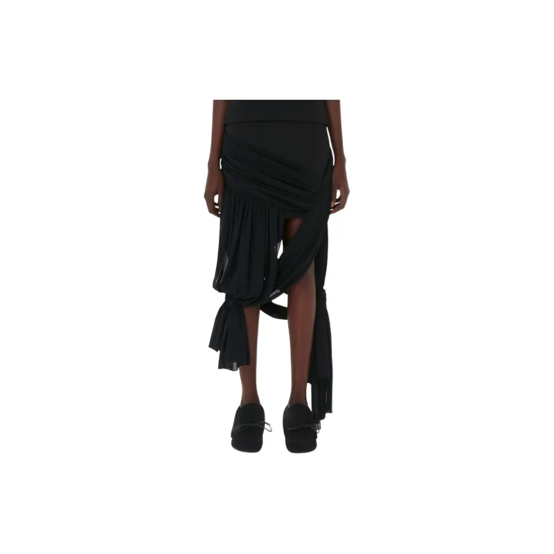 JW Anderson Draped Wrap Stretch Skirt-1