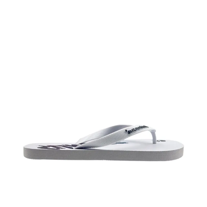 KANTANZHE EVA Totem Quiet Odor Resistant Abrasion Resistant Flip Flops Men's White-1
