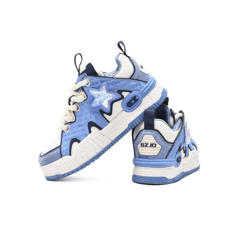 Cuzzi Anti-Slip And Wear-Resistant Height Increasing Low-Top Casual Skateboard Shoes Preppy Refreshing Unisex-23