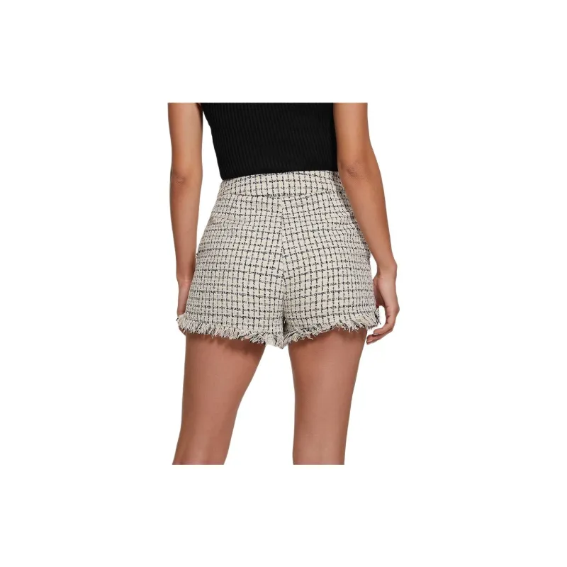 GUESS Casual Shorts Women's White-1