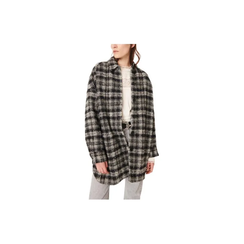 IRO NIGHT Shirt Women's Gray Black-2