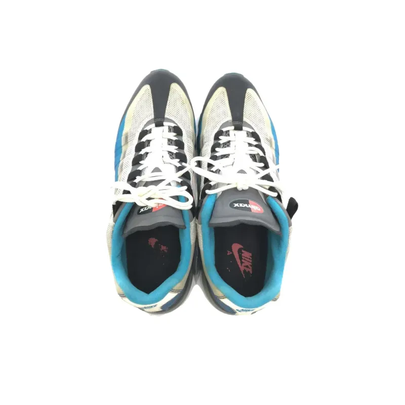 Nike Air Max 95 + BB Cushioning, Wear Resistant Low Top Casual Shoes Unisex Gray Blue-3