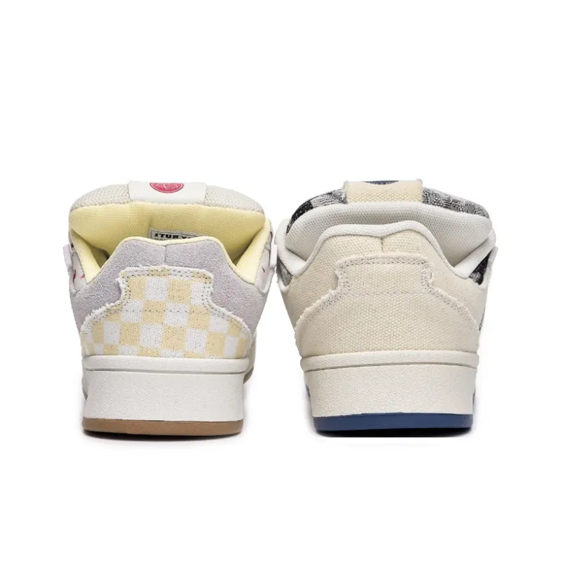 LIANGHUO Anti-Slip Wear-Resistant Low-Top Skateboard Shoes Women's Yellow Box Included-7