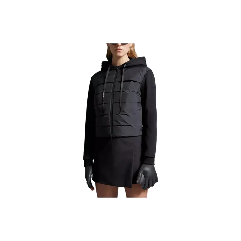 Moncler Quilted-panel Ribbed Jacket-1