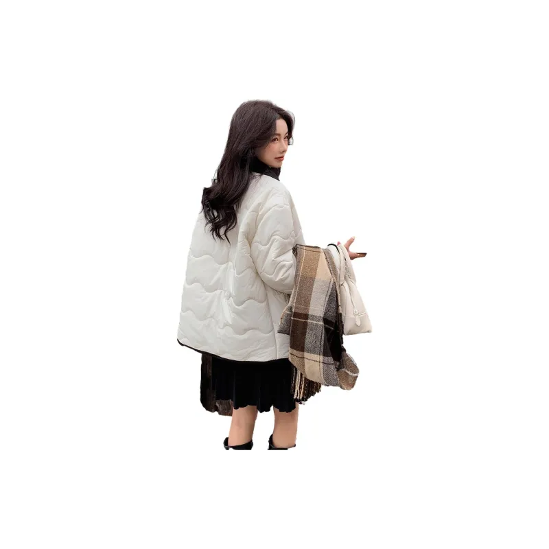 Tonlion Puffer Jacket Women's Raw White-2