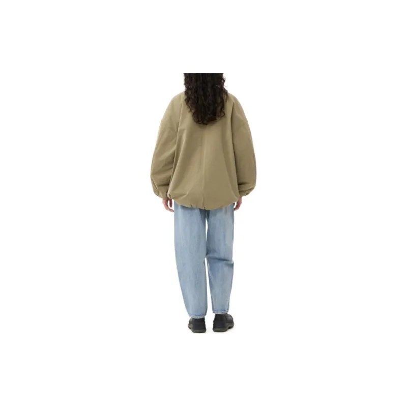GANNI Oversized Multiple pocket Bomber Jacket-3