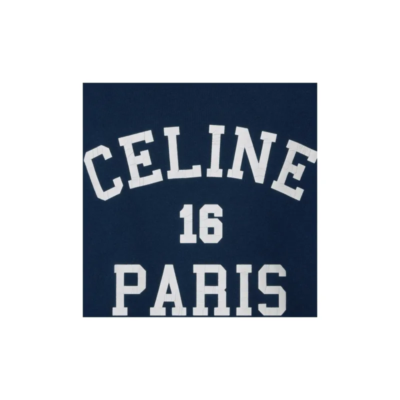 CELINE Paris 16 Sweatshirt 'Navy/Off White'-6