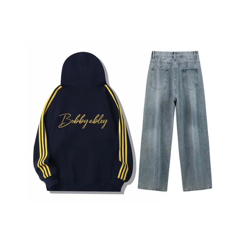 BOBBY ABLEY Sweatshirt Set Unisex Black-123