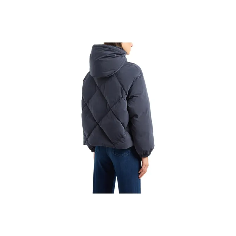 EMPORIO ARMANI FW23 Down Jacket Women's Marine Blue-2