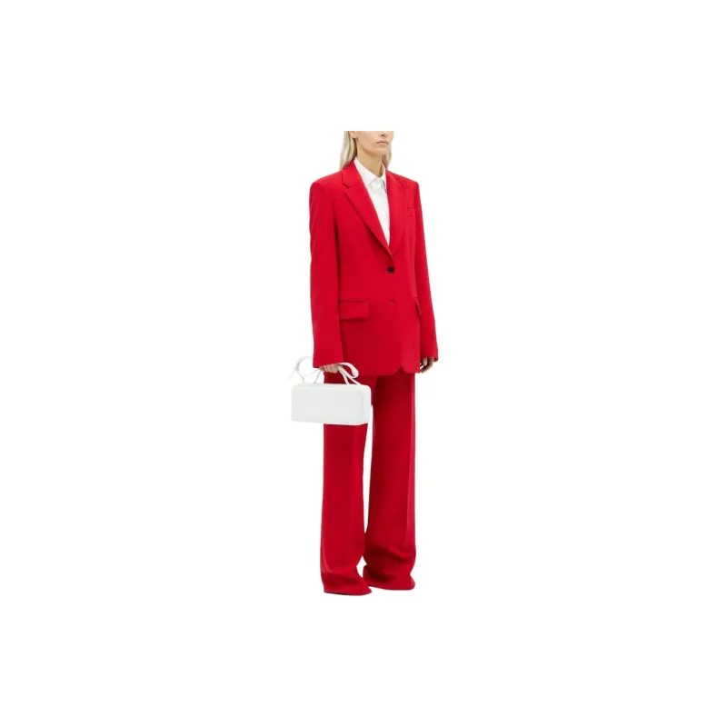 MSGM Long Sleeved Single Breasted Tailored Blazer-3