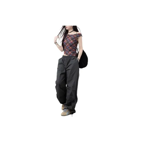 YINLEI Cargo Pants Women's Stone Gray