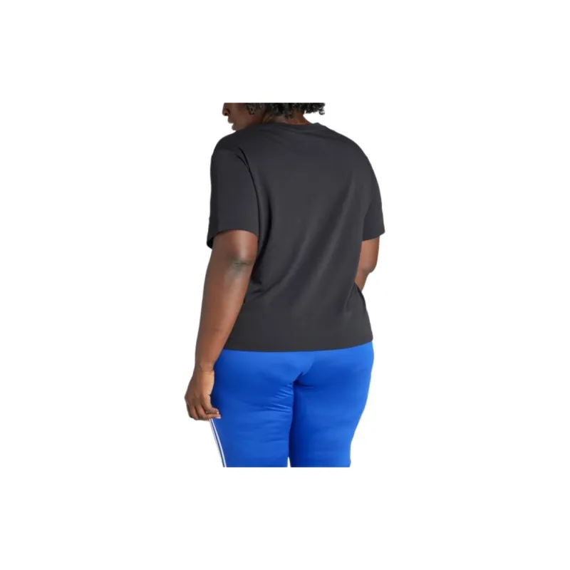 Adidas Originals Adicolor Trefoil Boxy Tee Plus Size-2