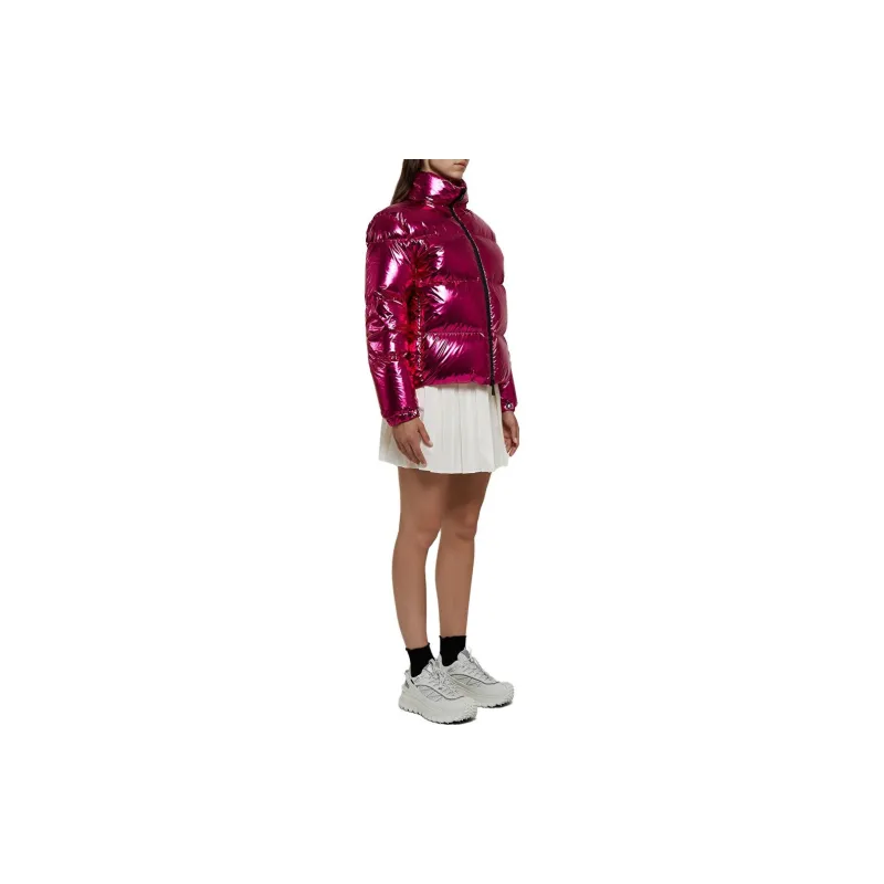 Moncler Down Jacket Coat Women's Dark Pink-3