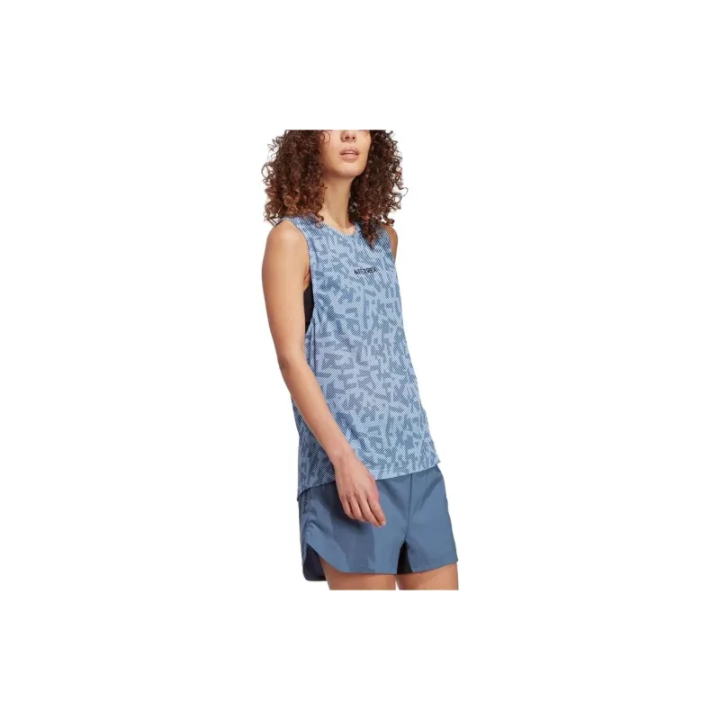 Adidas Terrex Tank Tops Women's Blue-1