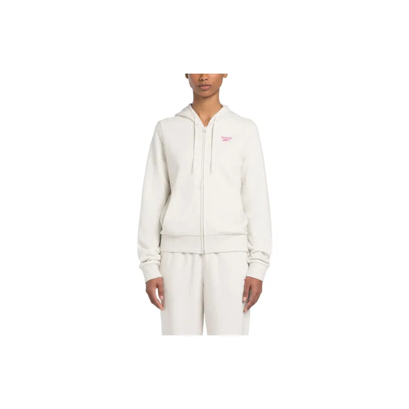 Reebok Identity Small Logo Hoodie Jackets Coats Women's White-1