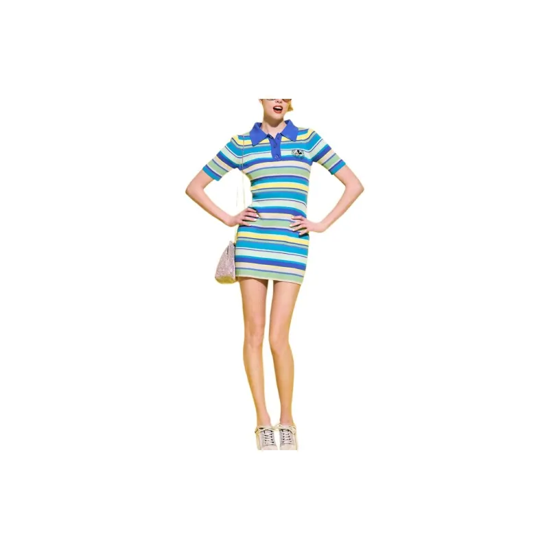 Disney X MOUSSY Disney/Disney Co branded Model Short Sleeved Dresses Women's-5