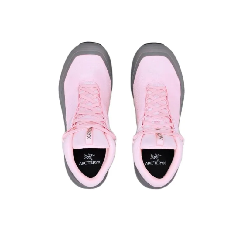Arcteryx Aerios Fl 2 GTX Water-Resistant Mid-Top Trekking Shoes Women's Pink Gray-2