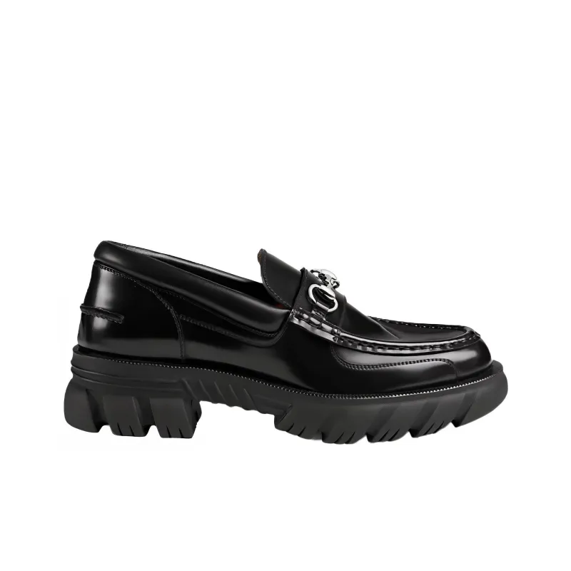GUCCI Horsebit Loafers Black-1