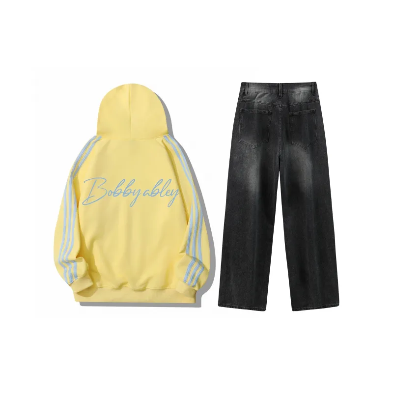 BOBBY ABLEY Sweatshirt Set Unisex Black-41