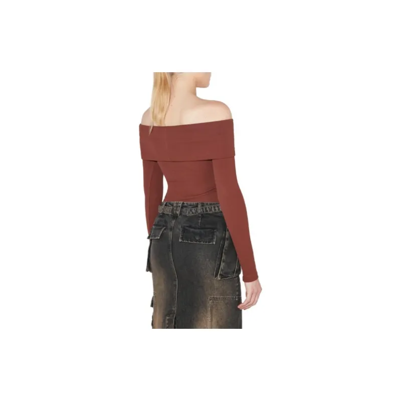Misbhv T Shirts Women's Brown-3