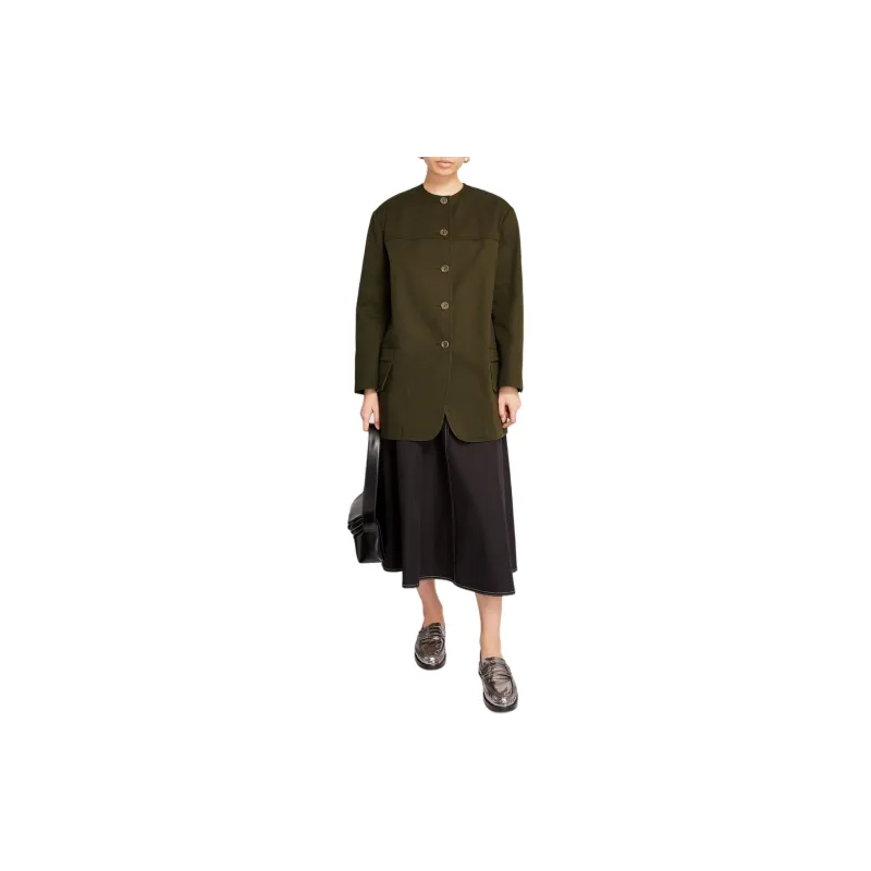 MaxMara Recital Buttoned Long Sleeved Jacket-1