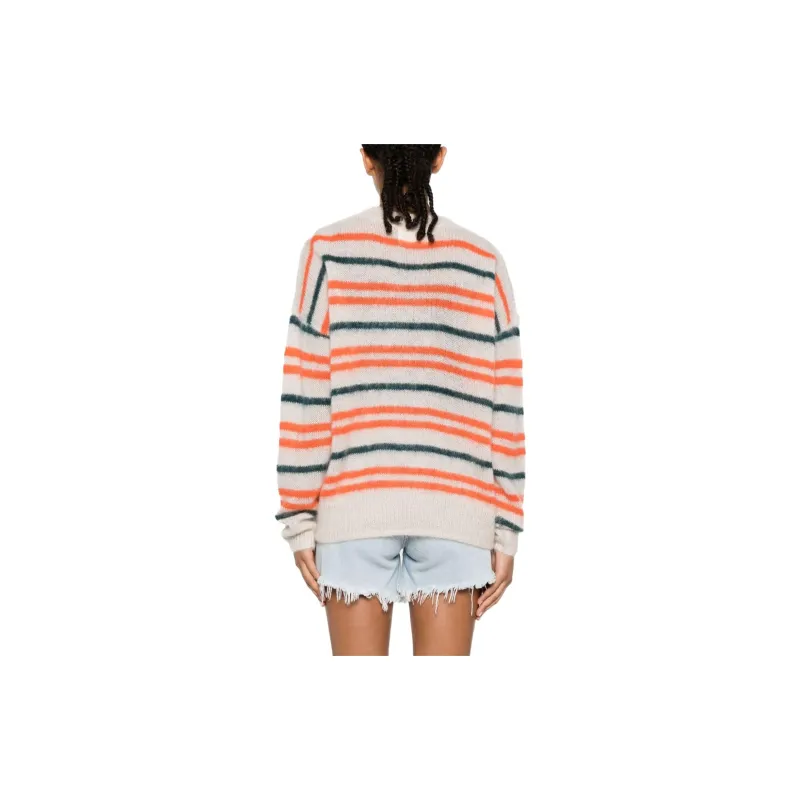 ISABEL MARANT ETOILE Drussell Striped Patterned Intarsia-knit Jumper-2