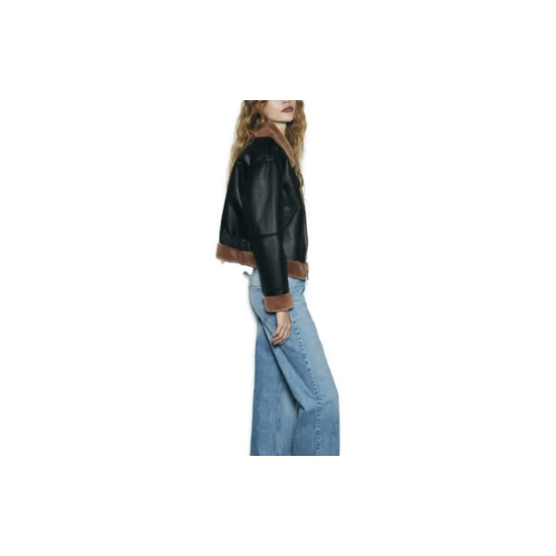 ZARA Jackets Women's Black-2