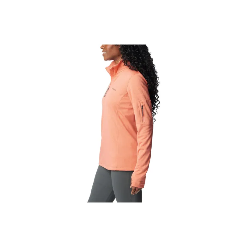 Columbia Park View™ Half Zip Fleece Sweatshirt Women's Peach-2