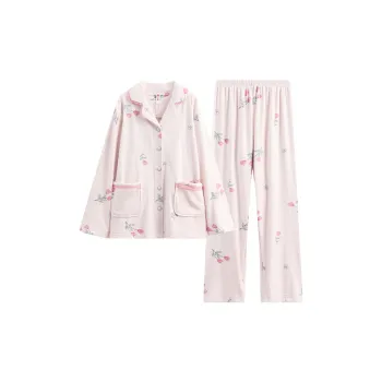 FENTENG Pajama Set Women's Light Pink