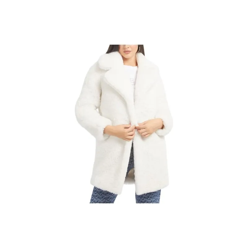 GUESS Coats Women's White-2