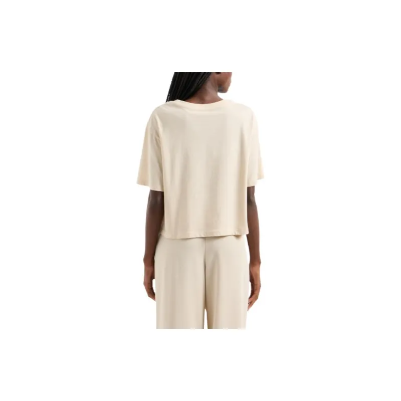 ARMANI EXCHANGE SS24 T Shirt Women's Apricot-3