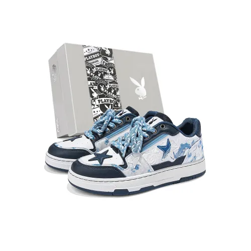 Playboy Skateboard Shoes Men Low-Top