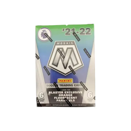 PANINI 2021 22 Mosaic EPL Premier League Mosaic Hand Warmer Box Sports Cards Full Box