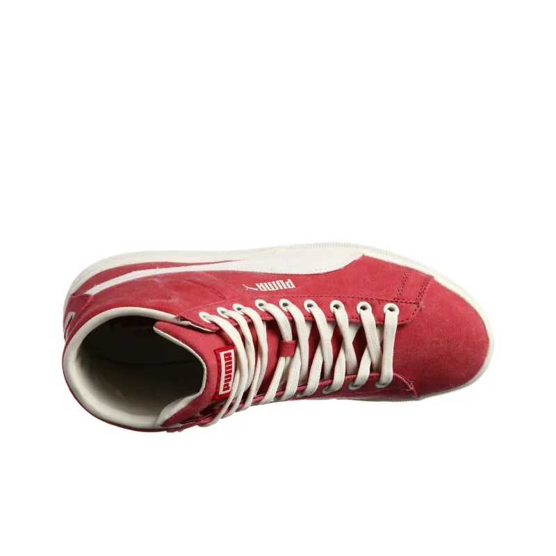 PUMA Archive Lite Mid Cushioning Breathable High-Top Skateboard Shoes Men's Red-4