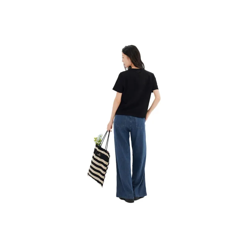 Fragment T Shirts Women's Black-2