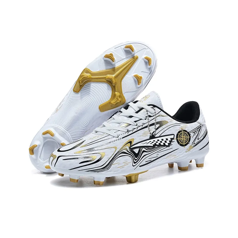 Goku Frieza FG Rubber Long Studs Artificial Ground Cushioned Slip-Resistant Abrasion-Resistant Soccer Shoes Unisex-7